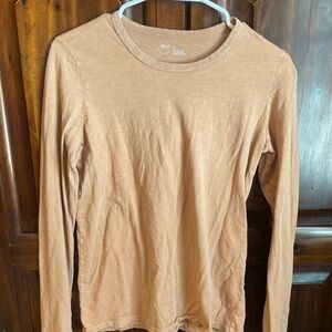 Aerie Soft Brown Long Sleeve Tee